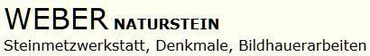 Weber Denkmale